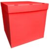 Коробка д/надутых шар 70х70х70см красная