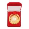 Медаль царская в бархатной коробке "С юбилеем 80" 2463836